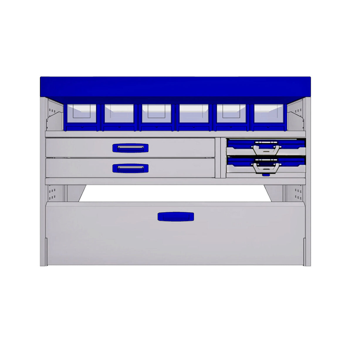 Sistem modular Provan 57-1-108-00 tip atelier pentru autoutilitare mici - Partea stanga