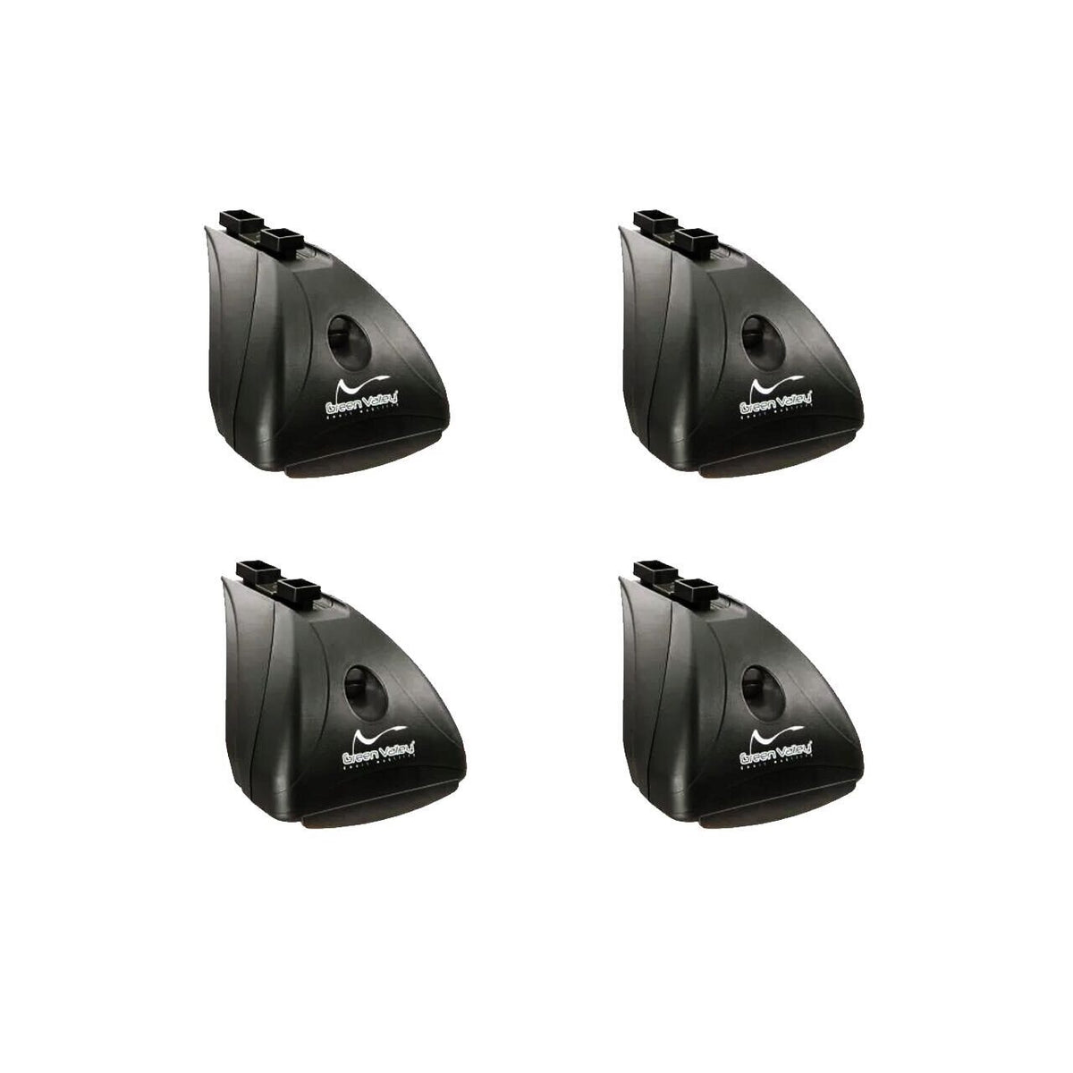 Sistem Bare transversale Green Valley ORIGINAL aluminiu pentru VOLKSWAGEN Transporter, 4 usi Double Cab (T5), model 2003-2015 (T6), model 2015-2024, Sistem cu prindere in puncte fixe (sistem antifurt inclus)