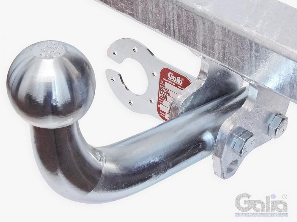Carlig de remorcare cu sfera demontabila cu 2 suruburi, marca Galia, pentru Hyundai Accent Hatchback / Sedan (Berlina), an fabricatie 2006-2011