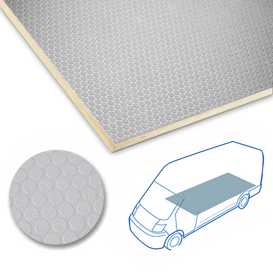 Podea Kore KoskiCrown gri argintiu de 9mm pentru NISSAN NV300 3498 L2 model 2016 -, cu tractiune fata, usi culisante pe ambele parti si usi spate cu deschidere laterala