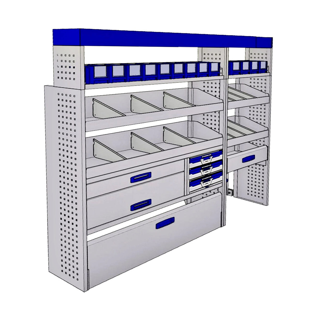 Sistem modular Provan 57-1-136-00 tip atelier pentru autoutilitare mari - Partea stanga