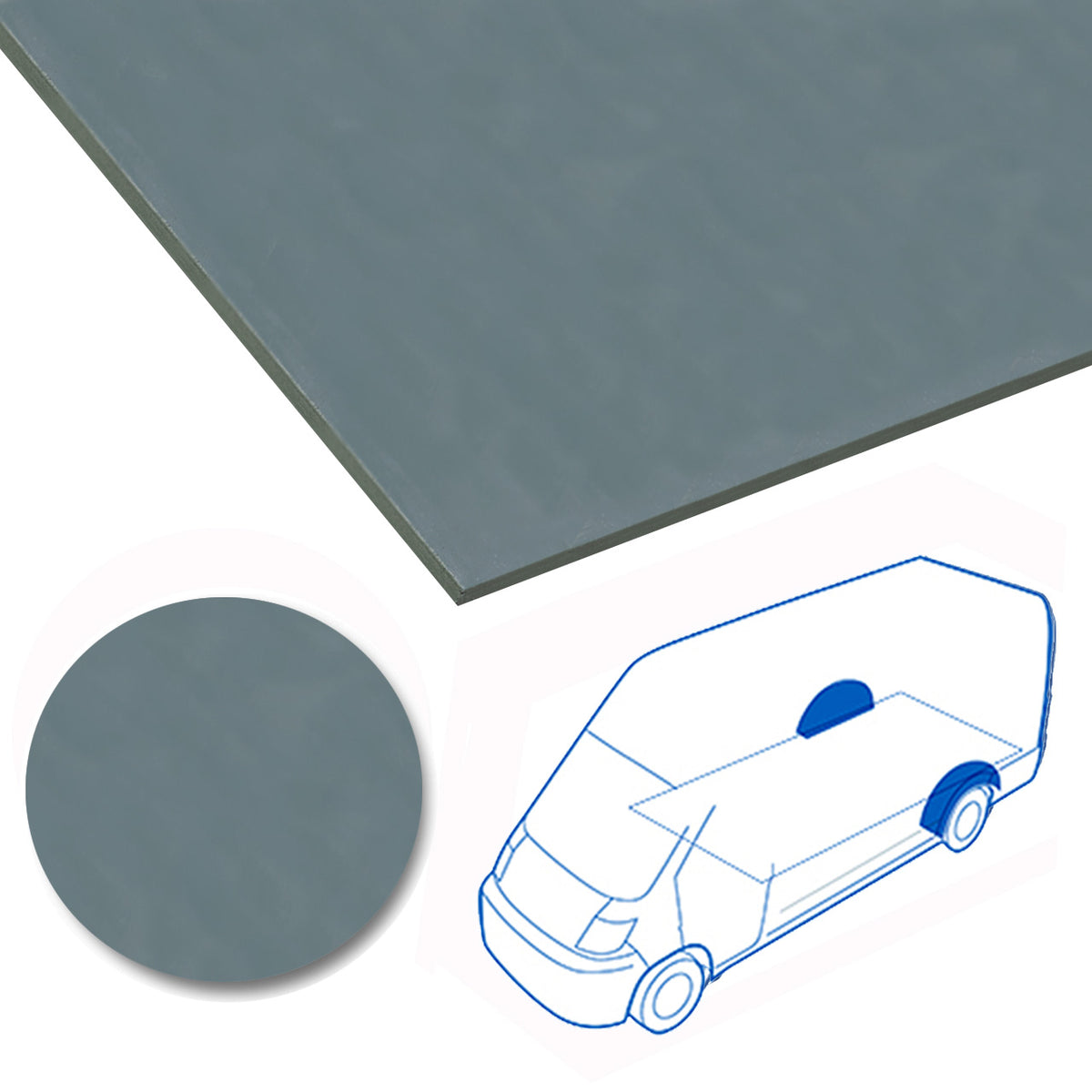 Acoperitoare roata Plastic (PE-HD) de 3mm pentru PEUGEOT Expert L2 model 2007 - 2015, cu tractiune fata