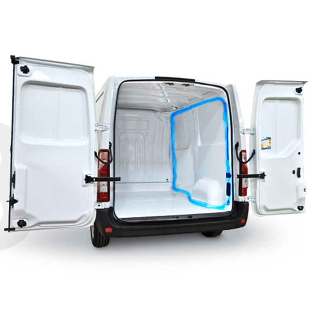 Perete dreapta din ABS pentru OPEL/VAUXHALL (STELLANTIS) MOVANO ,  Ampatament: 3450(L2),  dimensiuni compartiment incarcare: 3120x1932(H2), Cu usa glisanta pe partea stanga (volan pe partea dreapta)