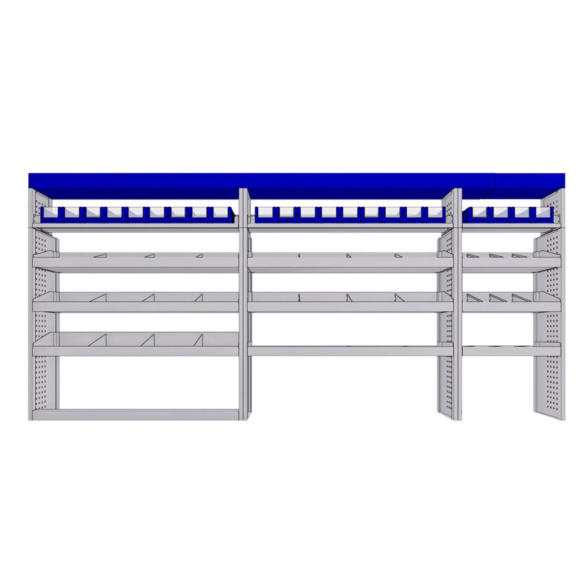 Sistem mobilier modular pe partea stanga Provan 57-1-142-00 pentru IVECO Daily 2014, ampatament L5 (4100 mm), inaltime H2 (2580 mm)