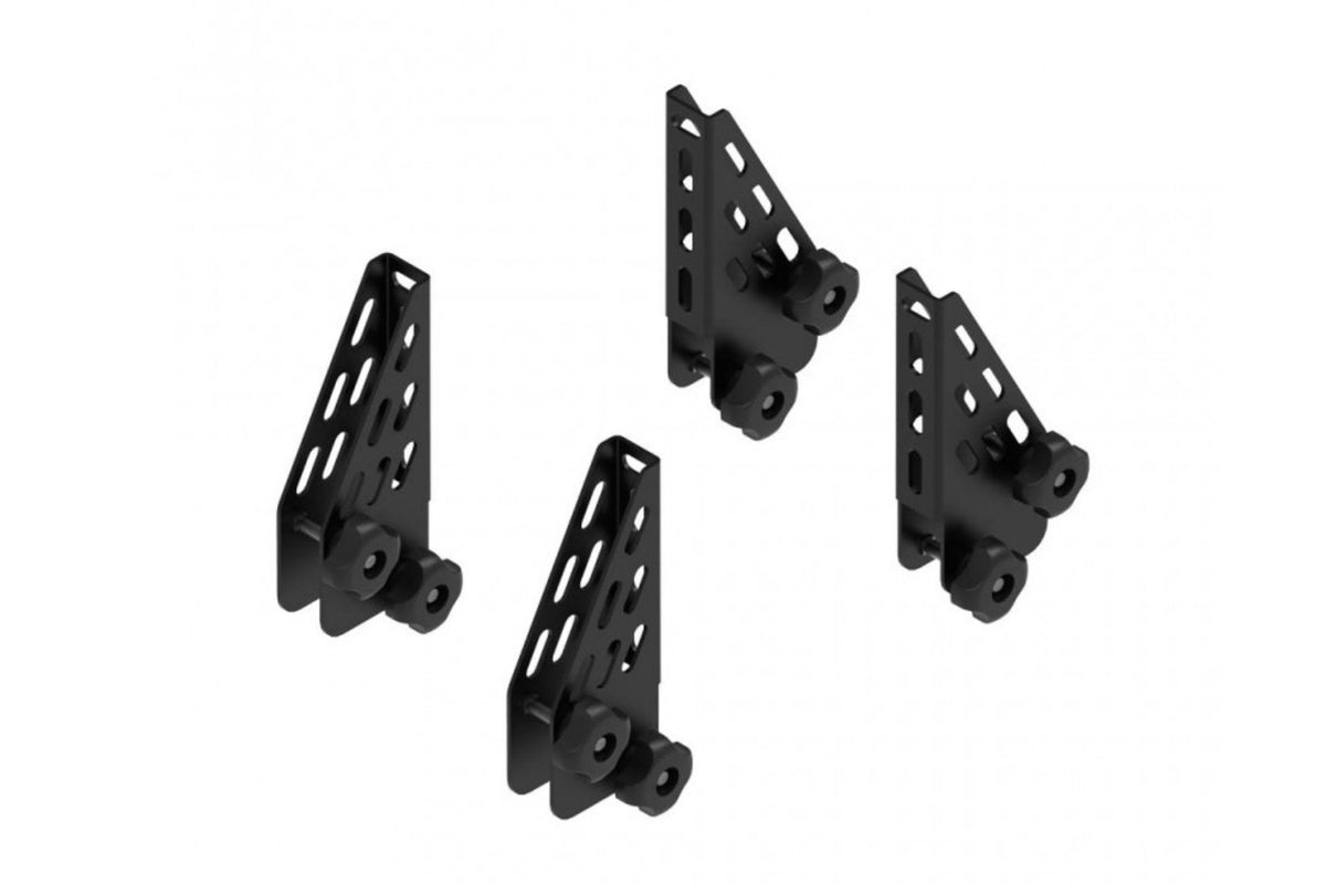 Set de 4 opritori laterale de 10cm pentru grilajele CRUZ Evo Rack