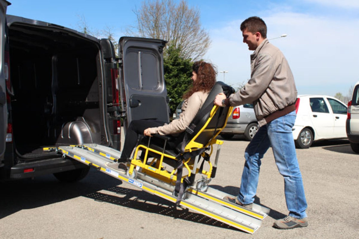 Rampa de incarcare WM TELESCOPIC, latime 18.5 cm, lungime 225 cm, capacitate suportata 150 kg