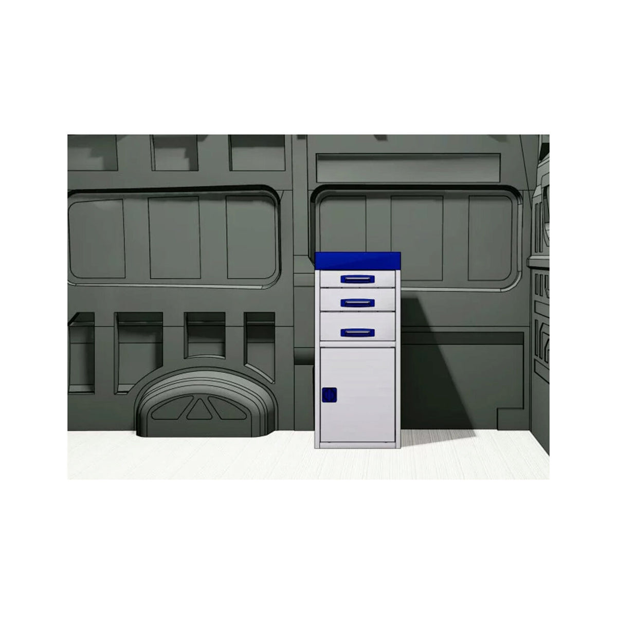 Sistem mobilier modular Provan VCPL-050-002-1 pentru DACIA Dokker 2012, ampatament L1 (2810 mm), inaltime H1 (1809 mm)