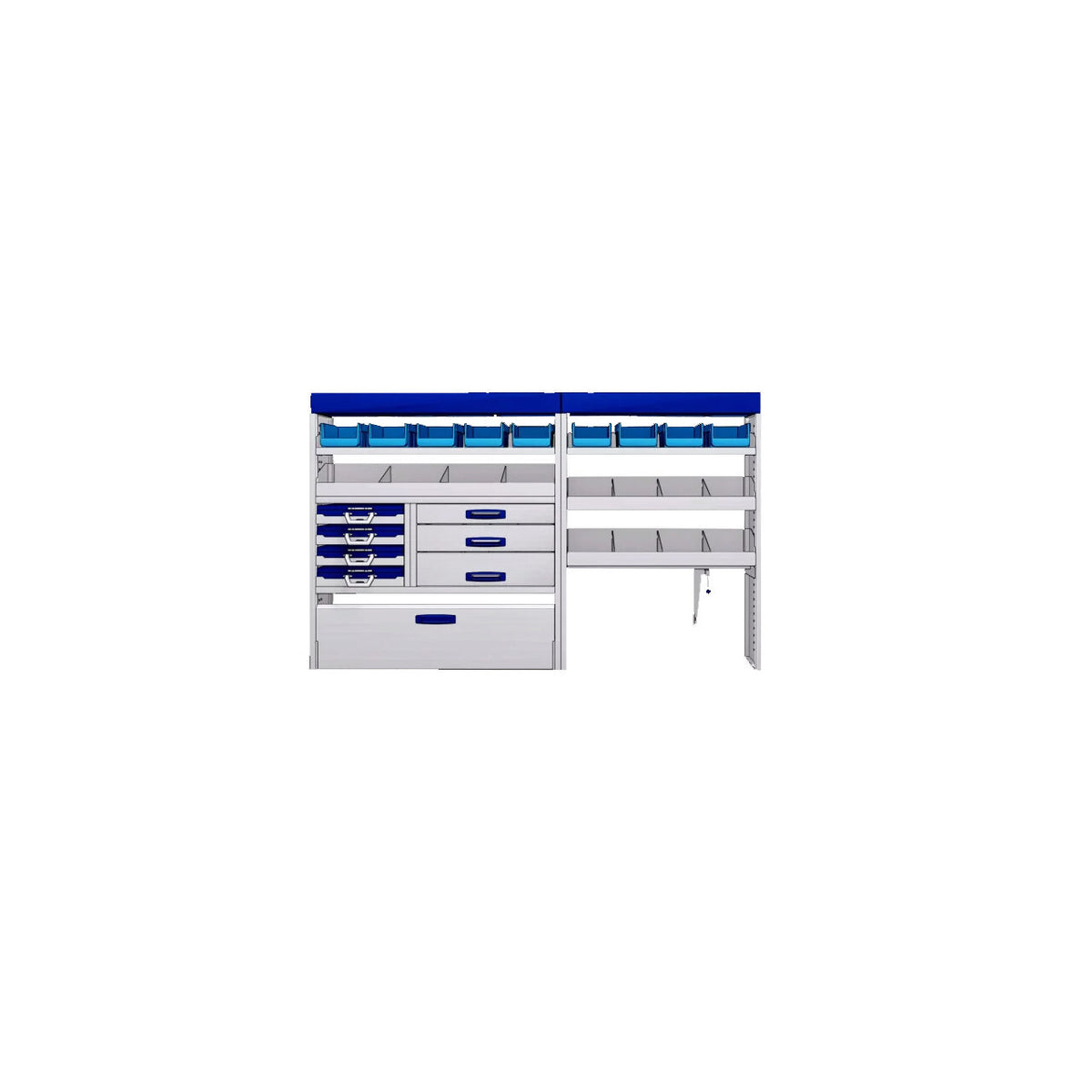 Sistem mobilier modular Provan LVOS-1003-1 pentru VAUXHALL Movano 2021, ampatament L2 (3450 mm), inaltime H2 (2522 mm)