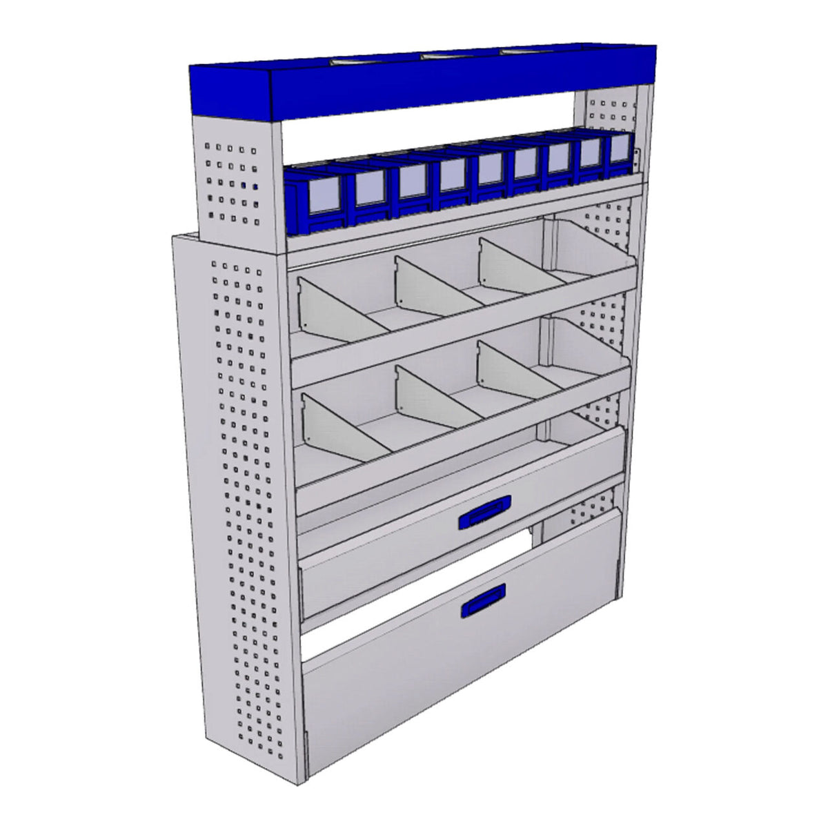 Sistem mobilier modular pe partea dreapta Provan 57-1-138-00 pentru FIAT Ducato 2006, ampatament L2 (3450 mm), inaltime H2 (2522 mm)