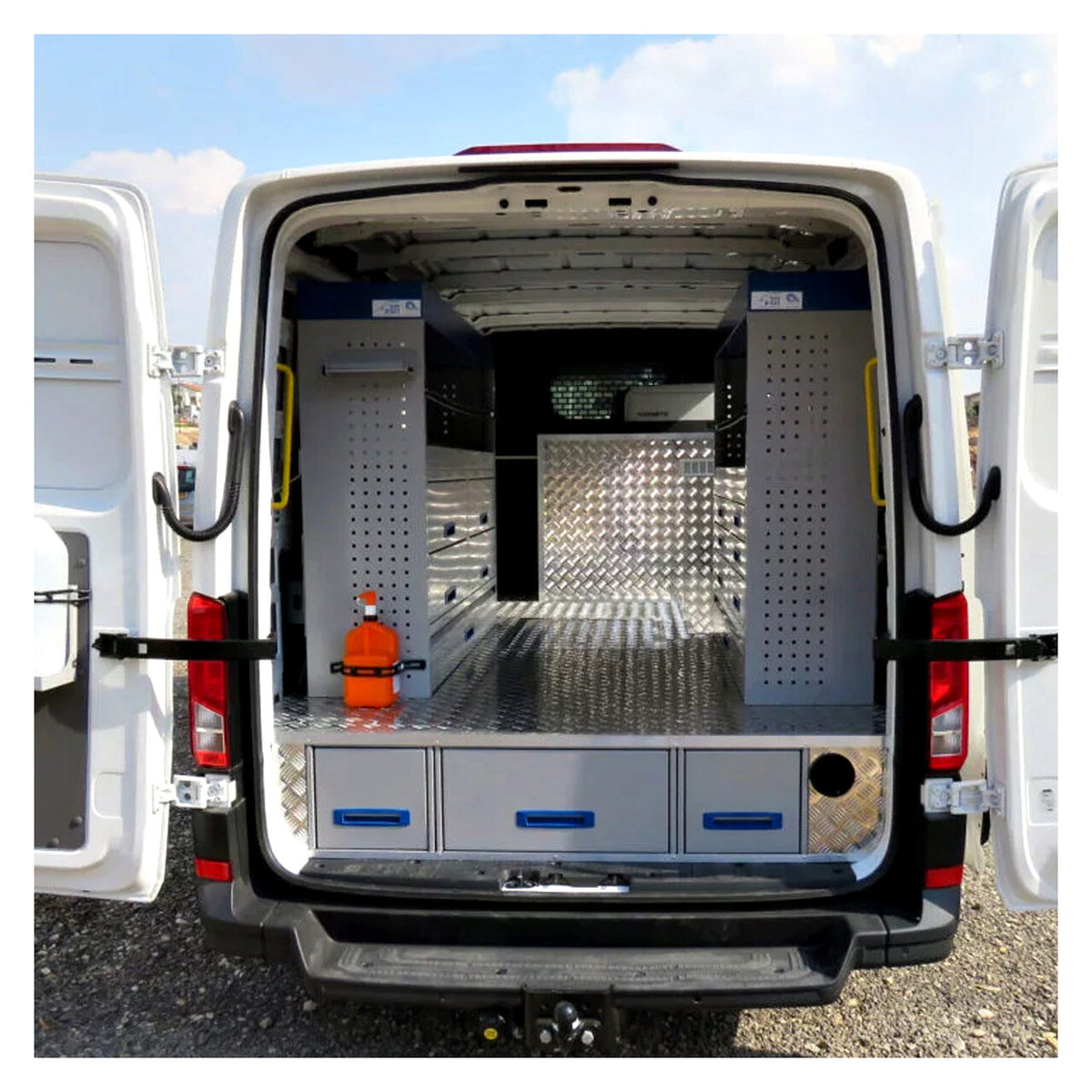 Sistem de sertare sub podea XLD Line Provan 57-1-154-00 pentru RENAULT Trafic 2014, ampatament L2 (3498 mm), inaltime H2 (2493 mm)