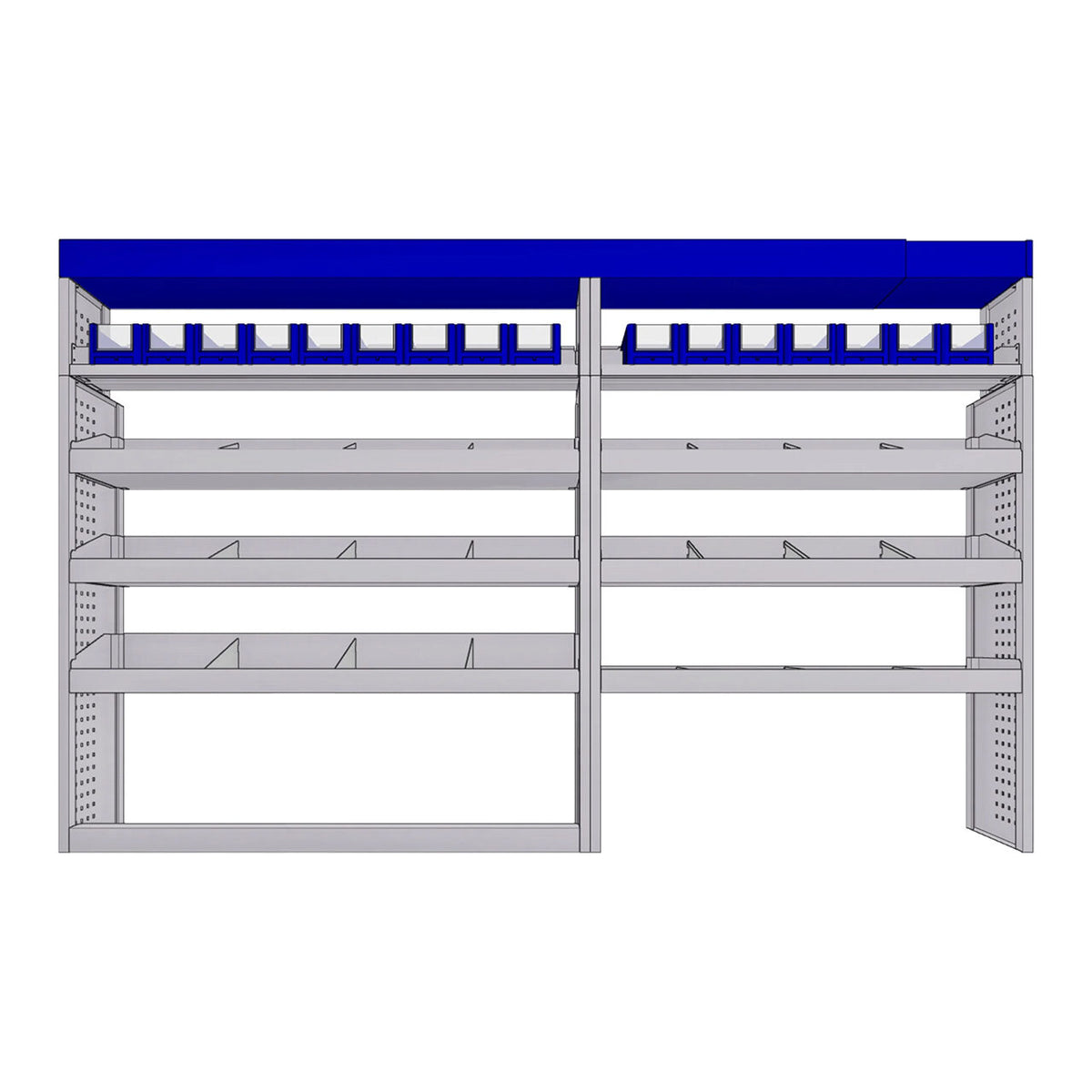 Sistem mobilier modular pe partea stanga Provan 57-1-137-00 pentru FORD Transit 2014-2018, ampatament L3 (3750 mm), inaltime H2 (2541 mm)