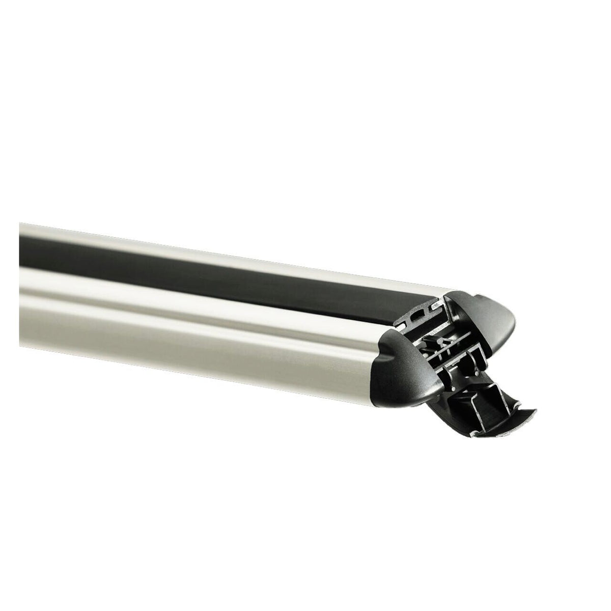 Sistem Bare transversale Green Valley ORIGINAL aluminiu pentru VOLKSWAGEN Transporter, 4 usi Double Cab (T5), model 2003-2015 (T6), model 2015-2024, Sistem cu prindere in puncte fixe (sistem antifurt inclus)