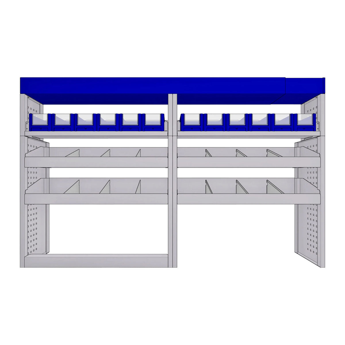 Sistem mobilier modular pe partea stanga Provan 57-1-120-00 pentru FIAT Scudo Maxi 2022, ampatament L3 (3275 mm), inaltime H1 (1935 mm)