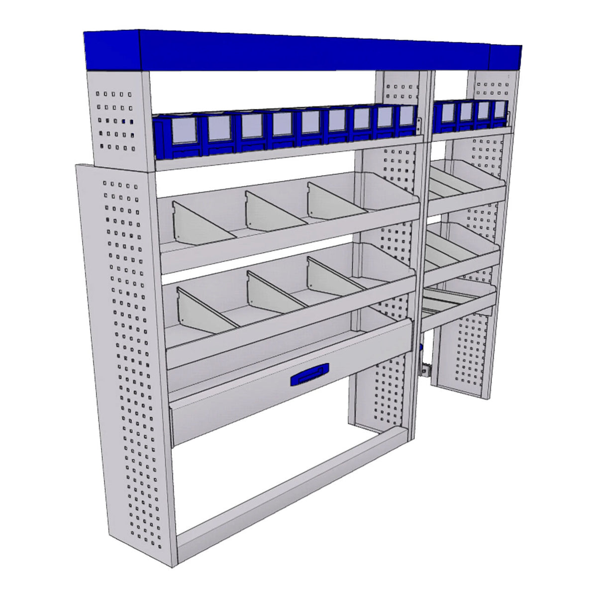 Sistem modular Provan 57-1-135-00 tip atelier pentru autoutilitare mari - Partea stanga