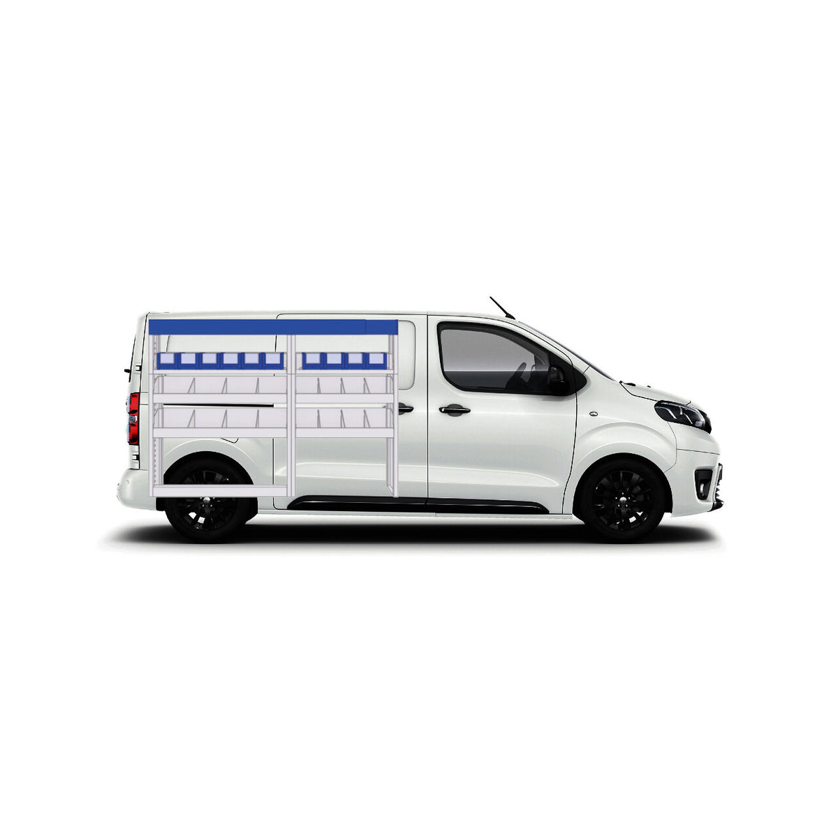 Sistem mobilier modular pe partea stanga Provan 57-1-115-00 pentru RENAULT Trafic 2014, ampatament L1 (3098 mm), inaltime H1 (1971 mm)