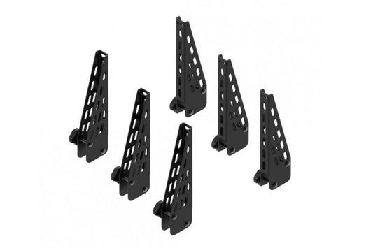 Set de 6 opritori laterale de 18cm pentru grilajele CRUZ Evo Rack