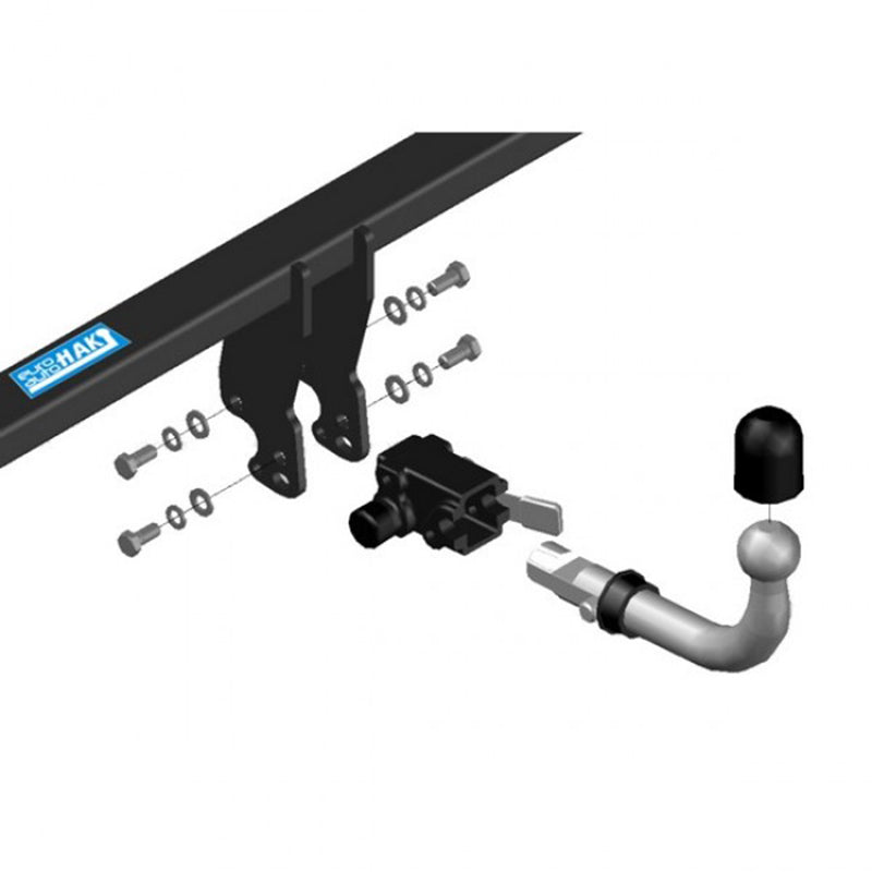 Carlig de remorcare detasabil, pe orizontala, marca Auto-Hak, pentru Kia PICANTO, Hatchback, an fabricatie 05.2011 - 04.2015 (T61Au)