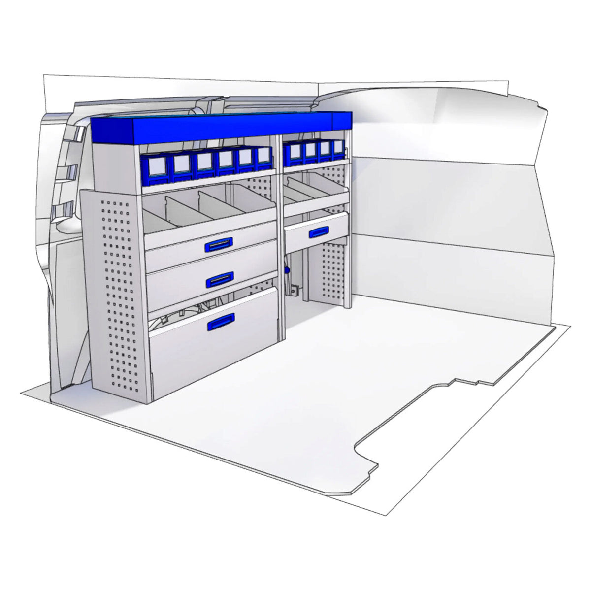 Sistem modular Provan 57-1-119-00 pentru autoutilitare de dimensiuni medii