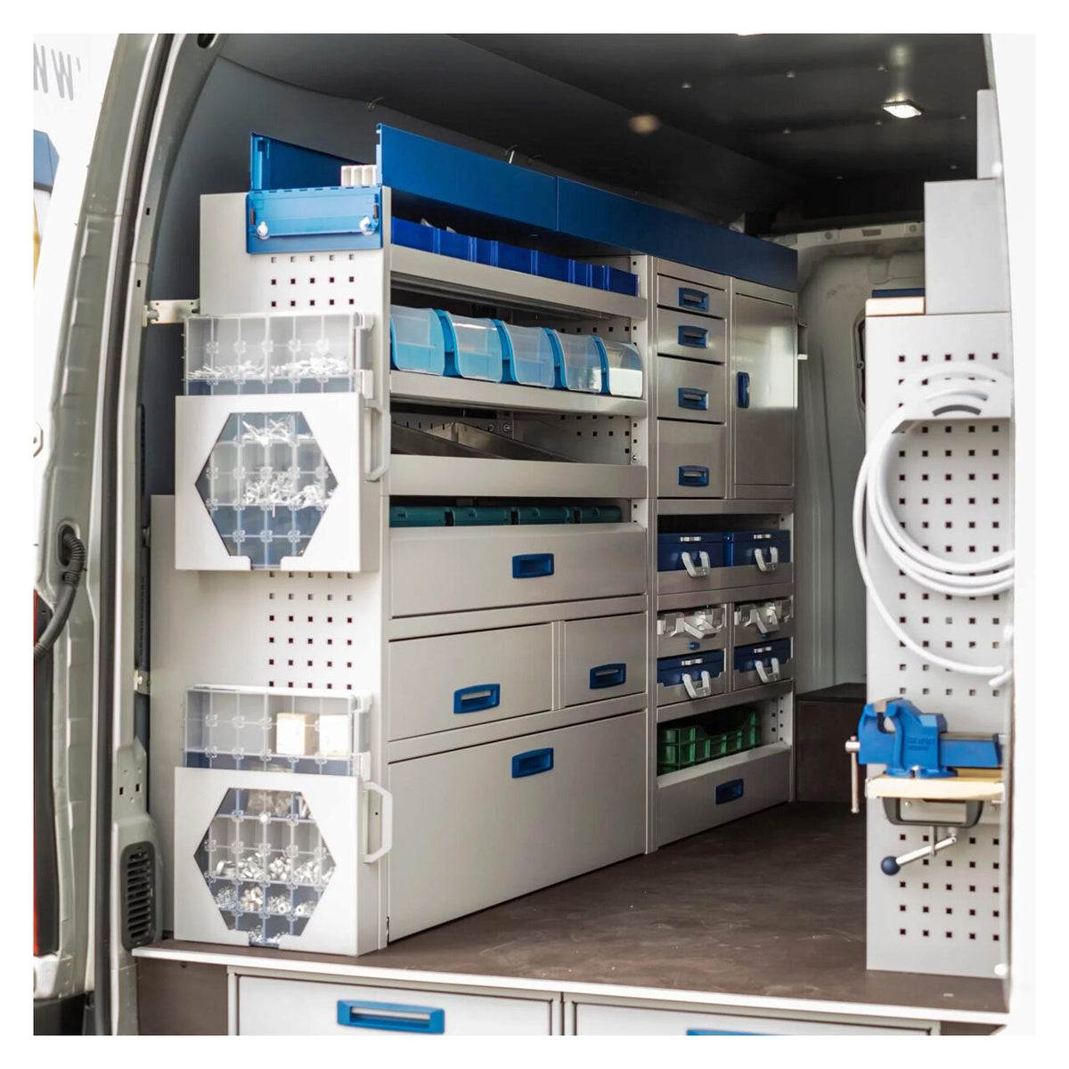 Sistem mobilier modular pe partea dreapta Provan 57-1-105-00 pentru FIAT Talento 2016, ampatament L2 (3498 mm), inaltime H2 (2493 mm)