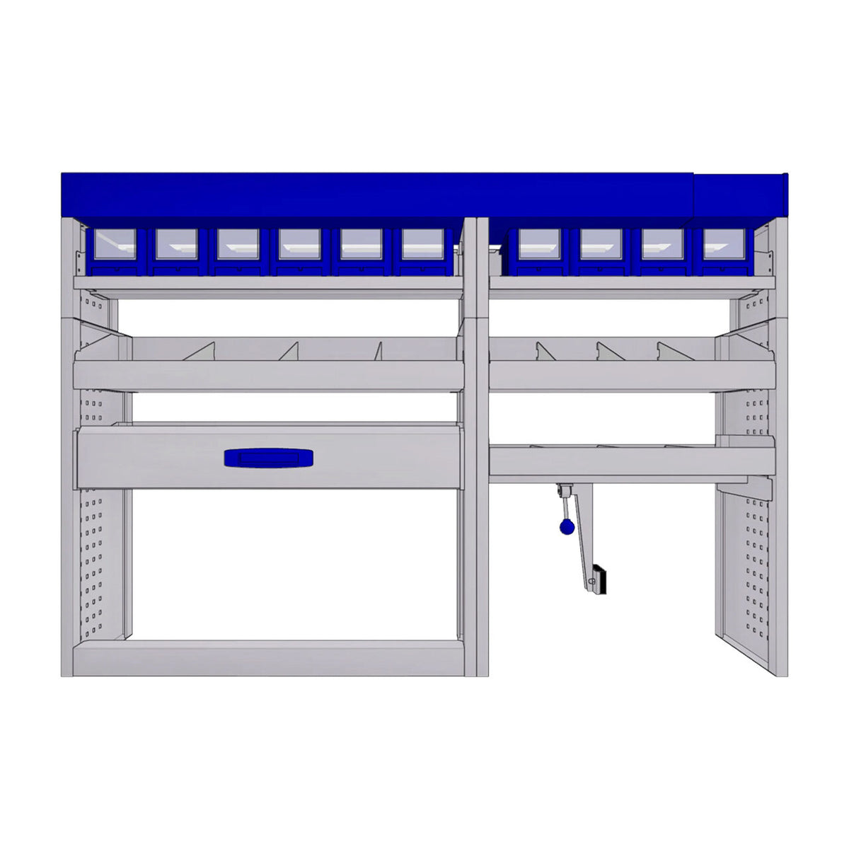 Sistem mobilier modular pe partea stanga Provan 57-1-117-00 pentru CITROEN Jumpy 2016, ampatament L1 (2925 mm), inaltime H1 (1905 mm)