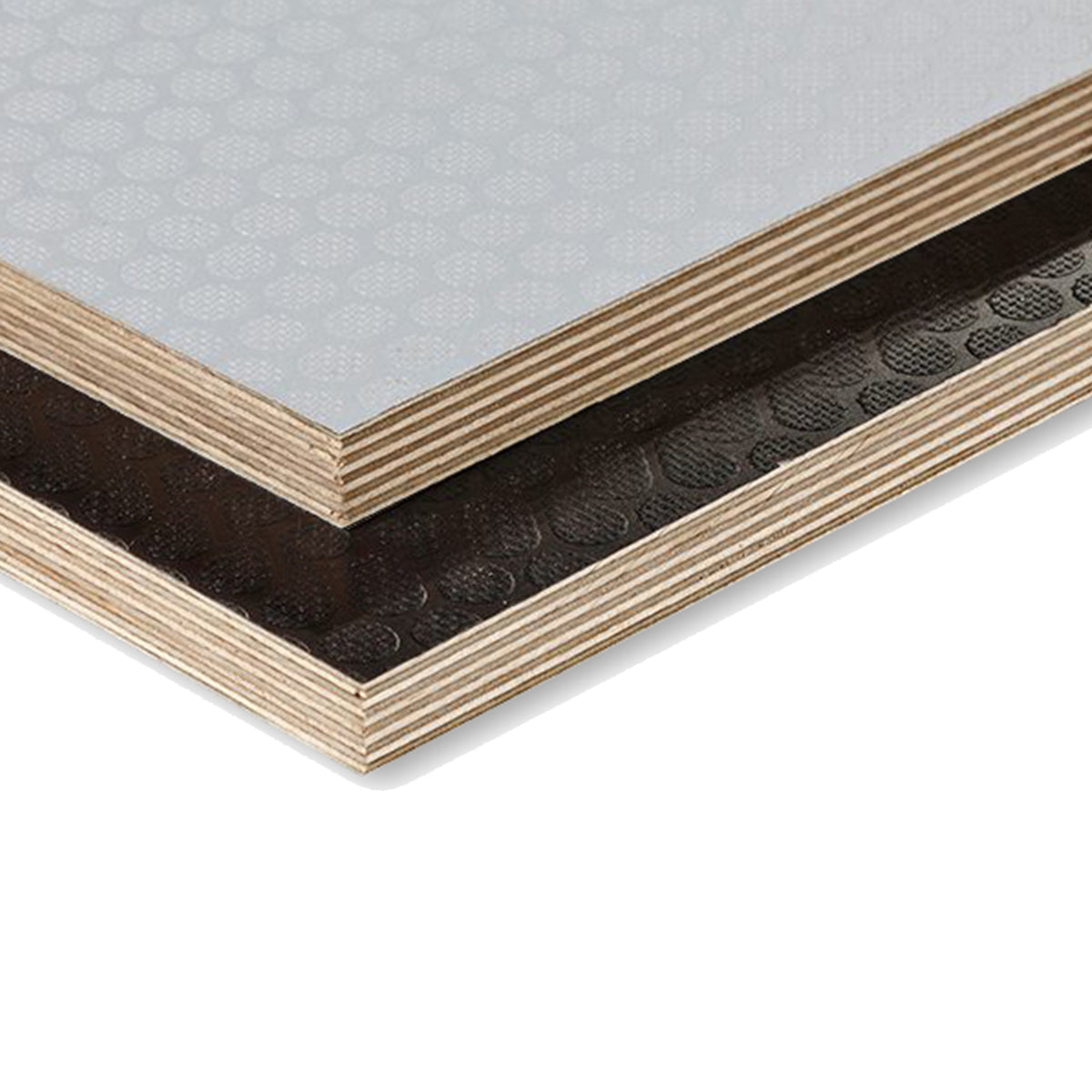 Podea Kore KoskiCrown maro inchis de 12mm pentru MAN TGE Long L4 model 2017 -, cu tractiune spate + roti duble, usi culisante pe ambele parti si usi spate cu deschidere laterala