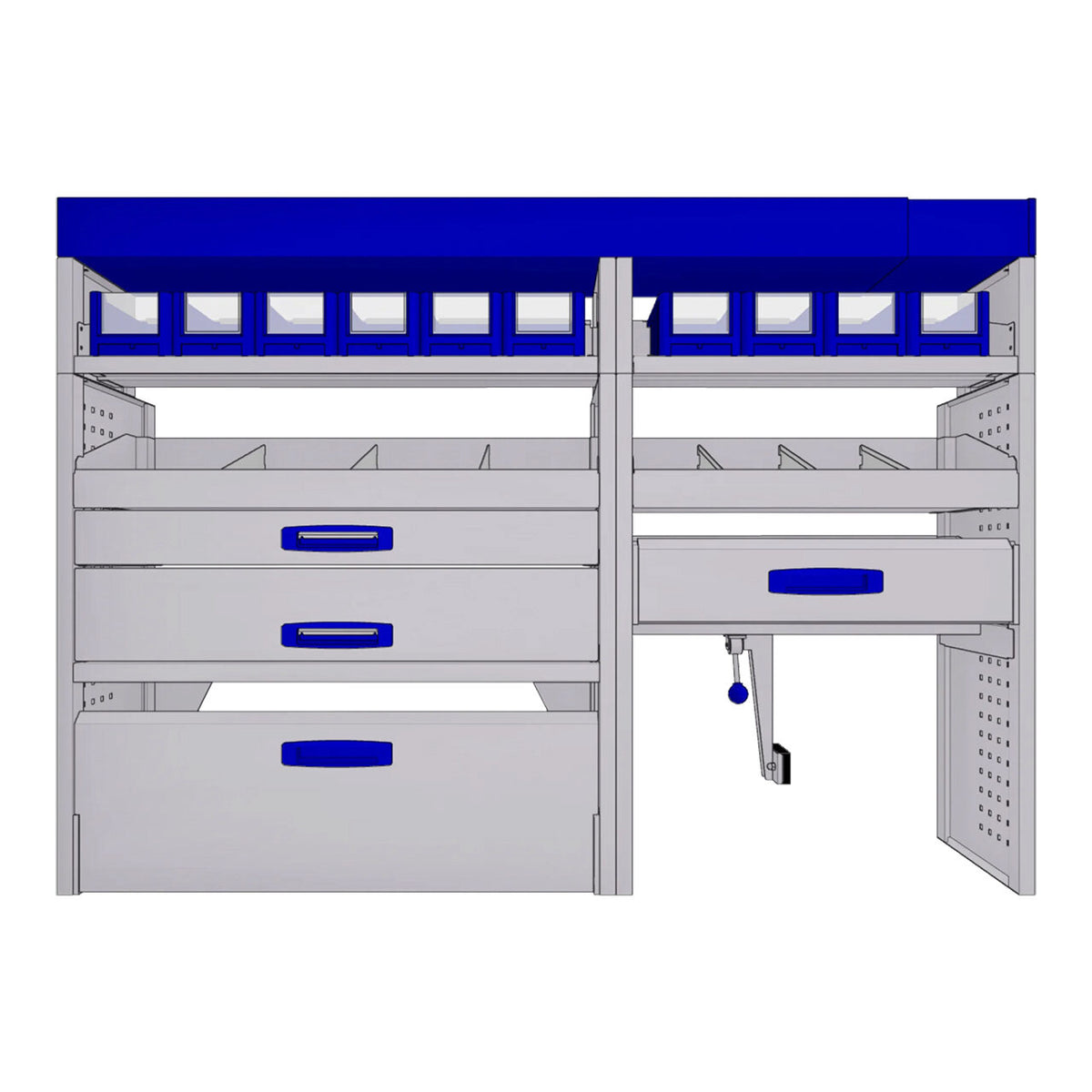 Sistem modular Provan 57-1-119-00 pentru autoutilitare de dimensiuni medii