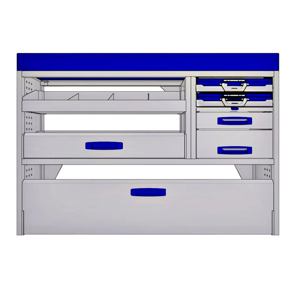 Sistem mobilier modular pe partea dreapta Provan 57-1-126-00 pentru CITROEN Jumper 2006, ampatament L2 (3450 mm), inaltime H2 (2522 mm)