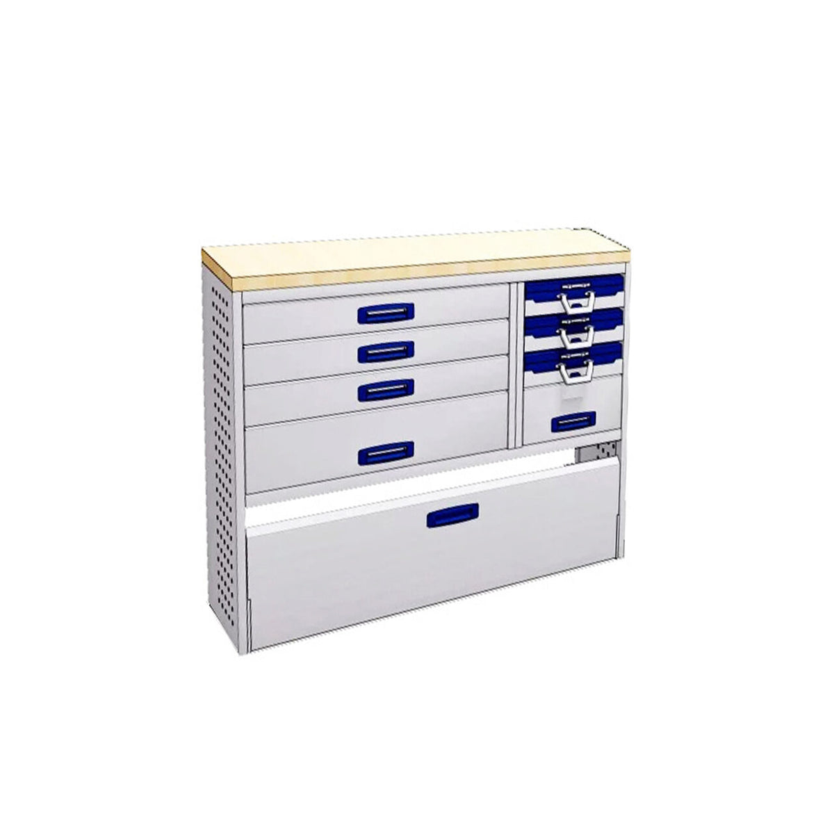 Sistem mobilier modular Provan LVNS-1001-1 pentru OPEL Movano 2021, ampatament L1 (3000 mm), inaltime H1 (2254 mm)