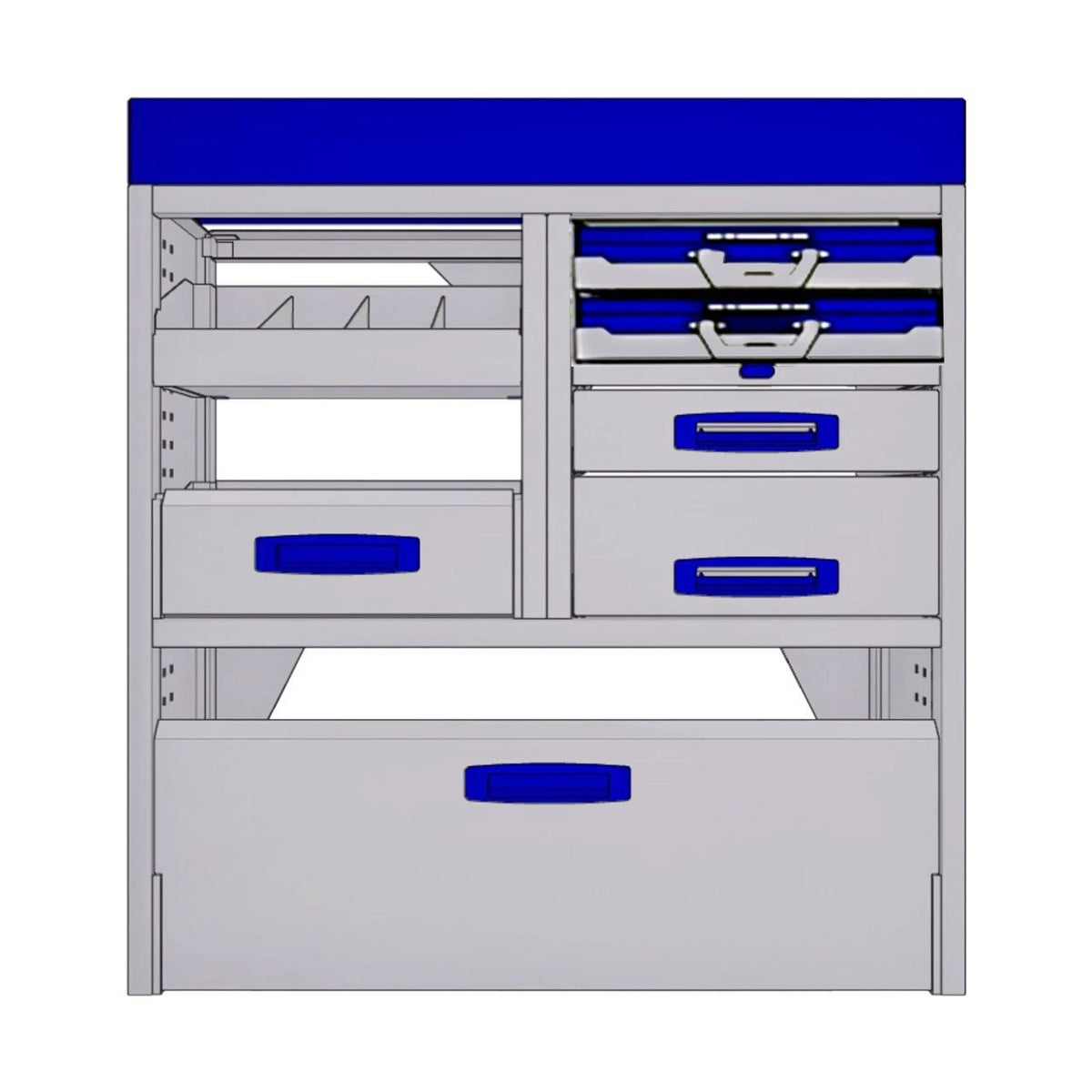 Sistem mobilier modular pe partea dreapta Provan 57-1-118-00 pentru RENAULT Trafic 2014, ampatament L1 (3098 mm), inaltime H2 (2493 mm)