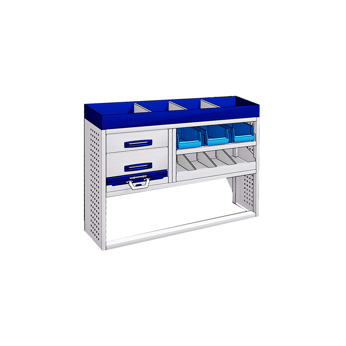 Sistem mobilier modular Provan SVOS-1002-1 pentru VAUXHALL Combo 2011-2018, ampatament L1 (2755 mm), inaltime H1 (1845 mm)