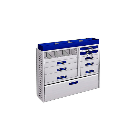 Sistem mobilier modular Provan MVNS-2003-1 pentru NISSAN Primastar 2014, ampatament L2 (3498 mm), inaltime H2 (2493 mm)
