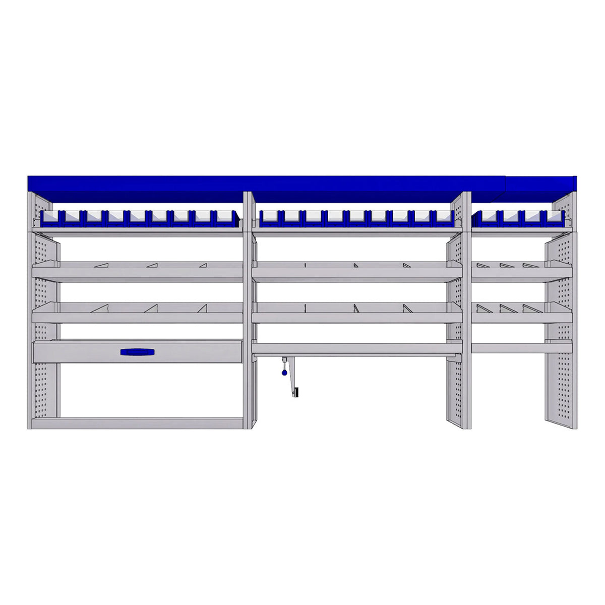 Sistem mobilier modular pe partea stanga Provan 57-1-145-00 pentru CITROEN Jumper 2006, ampatament L4 (4035 mm), inaltime H3 (2760 mm)