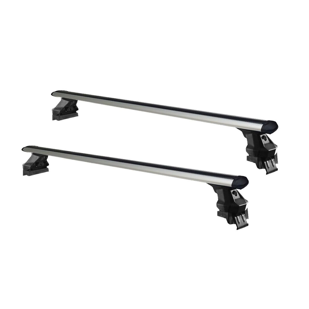Sistem Bare transversale Green Valley RAPIDO aluminiu pentru Renault Kangoo III, 3-5 usi Van, model 2022-prezent, Sistem cu prindere in puncte fixe (sistem antifurt inclus)
