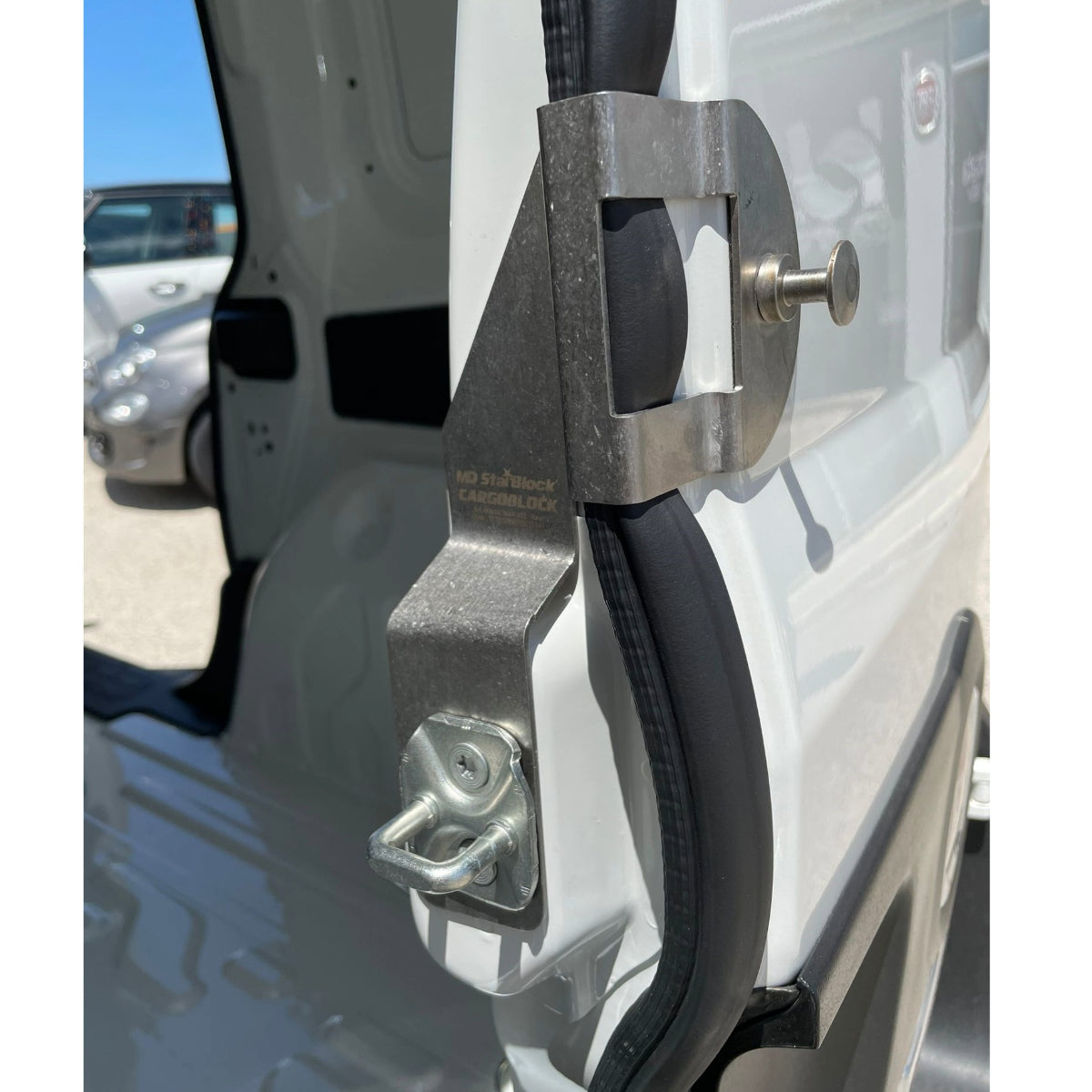 Set de 2 incuietori antifurt profesionale CARGOBLOCK (spate si lateral) pentru Fiat Doblo si Opel Combo (versiunea anterioara)