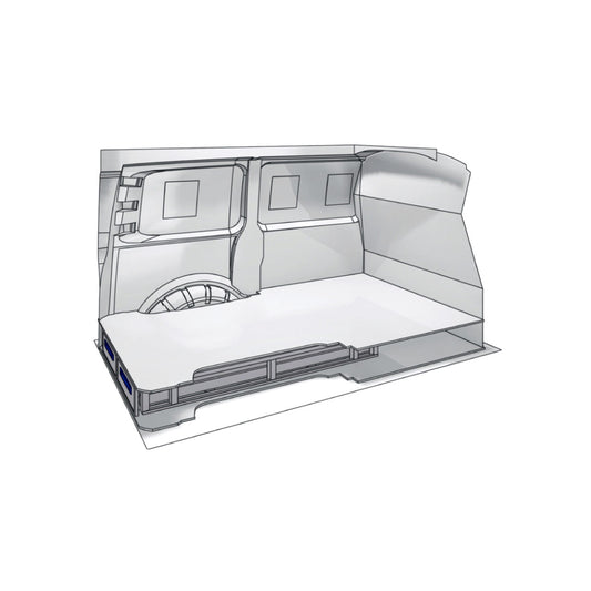 Sistem de sertare sub podea XLD Line Provan 57-1-154-00 pentru FIAT Talento 2016, ampatament L1 (3098 mm), inaltime H1 (2493 mm)