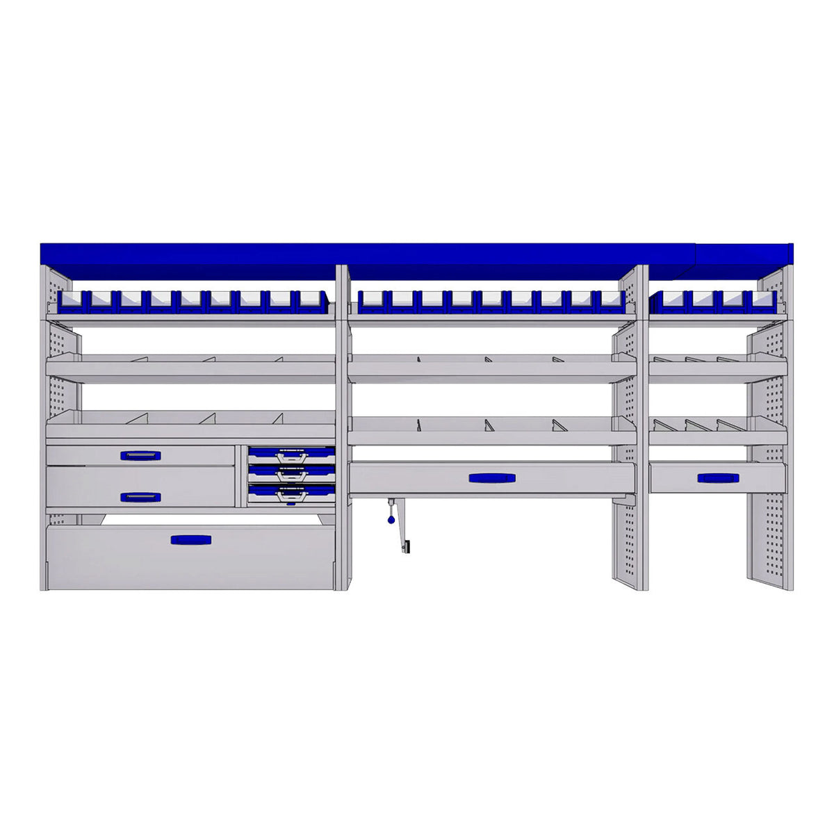 Sistem modular Provan 57-1-146-00 tip atelier pentru autoutilitare mari - Partea stanga