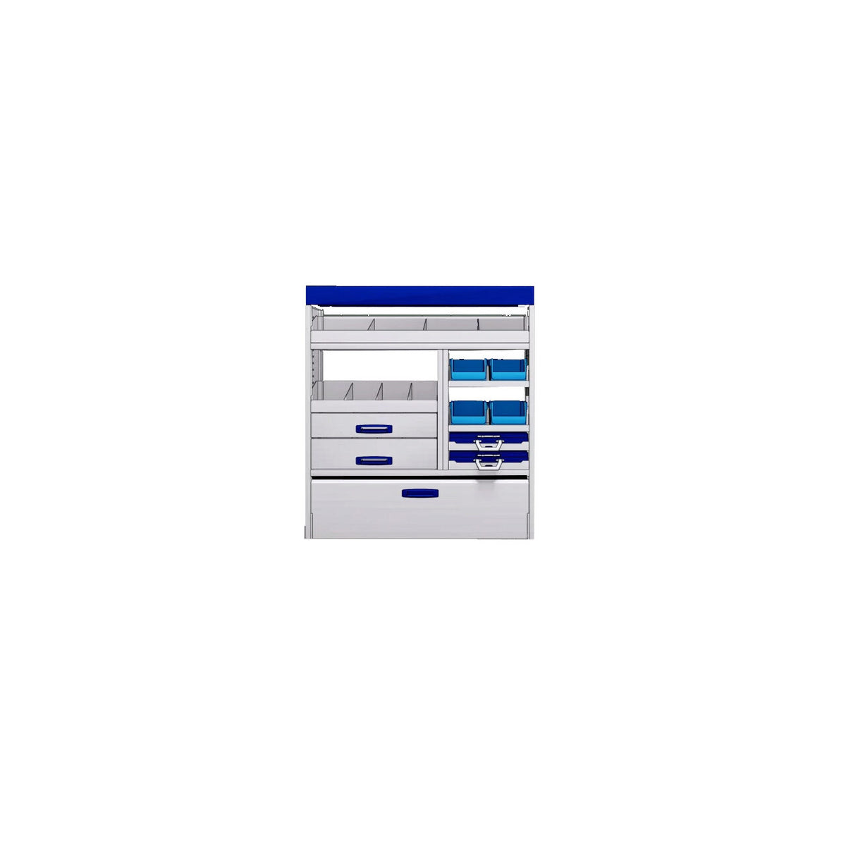 Sistem mobilier modular Provan LVNS-1002-1 pentru FORD Transit 2018, ampatament L2 (3300 mm) tractiune spate, inaltime H3 (2781 mm)