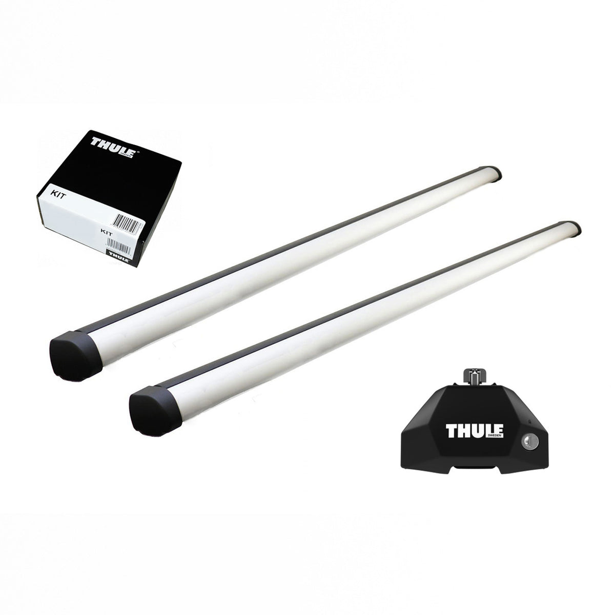 Bare transversale Thule Evo Fixpoint Profesional pentru NISSAN NV350 5 usi Bus, model 2013 - prezent, Sistem cu prindere in puncte fixe