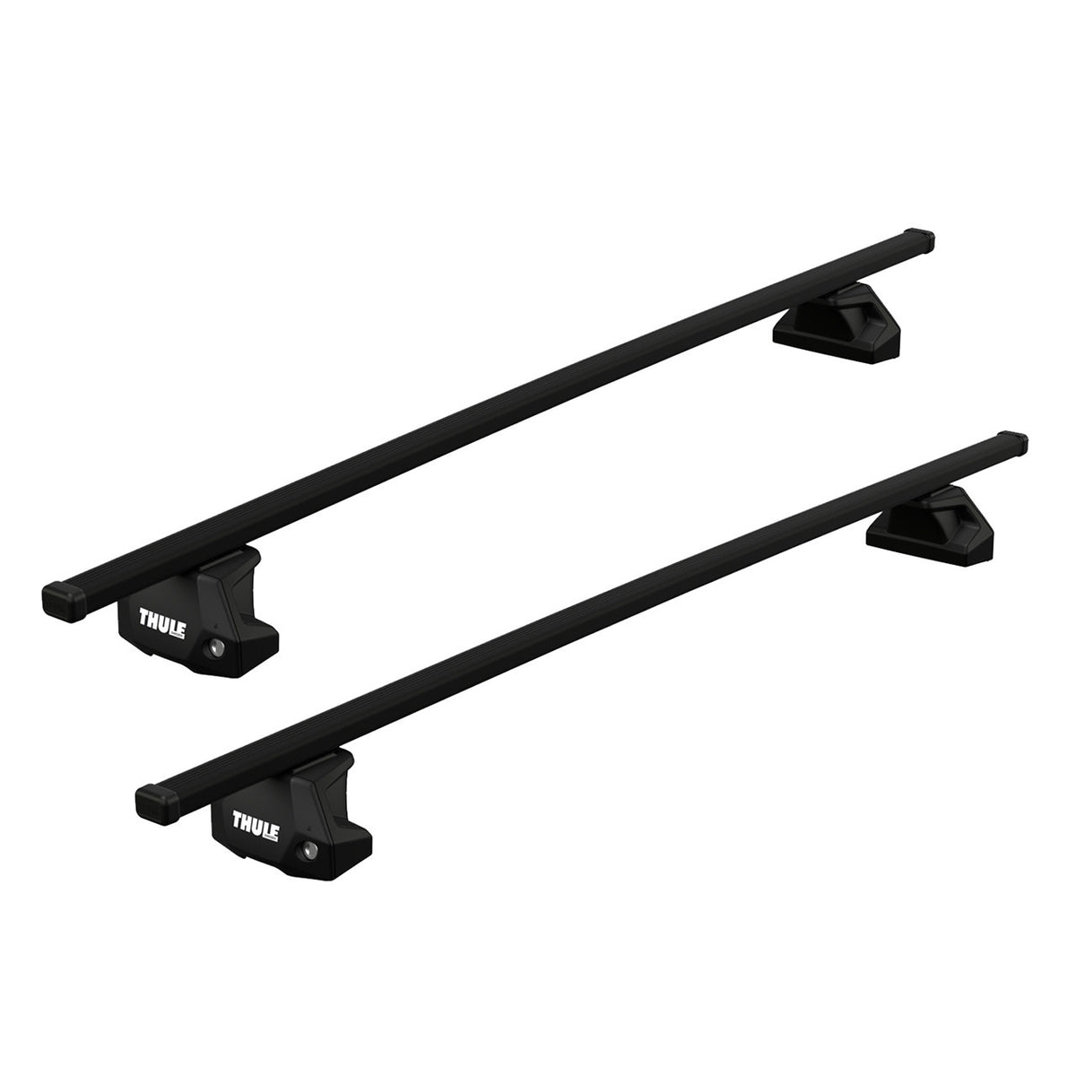 Bare transversale Thule Evo Fixpoint Squarebar pentru VOLKSWAGEN Caddy (Mk. V) 5 usi Van, model 2021 - prezent ,Sistem cu prindere in puncte fixe