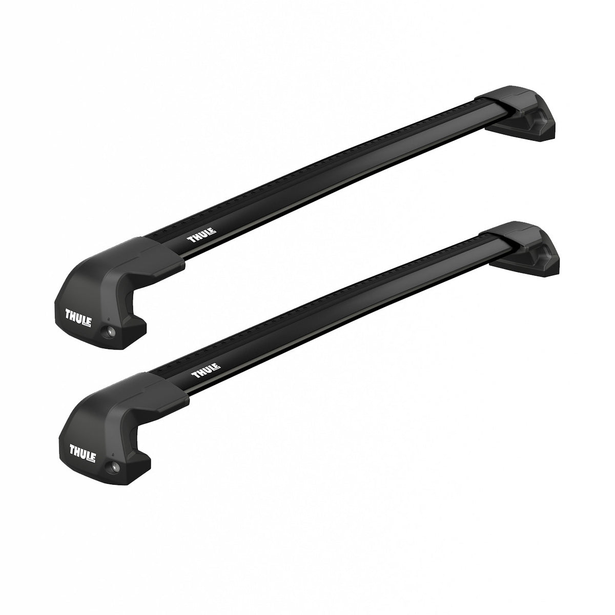 Bare transversale Thule Evo Fixpoint Wingbar Edge Black pentru ISUZU Como 5 usi Bus, model 2013 - prezent, Sistem cu prindere in puncte fixe