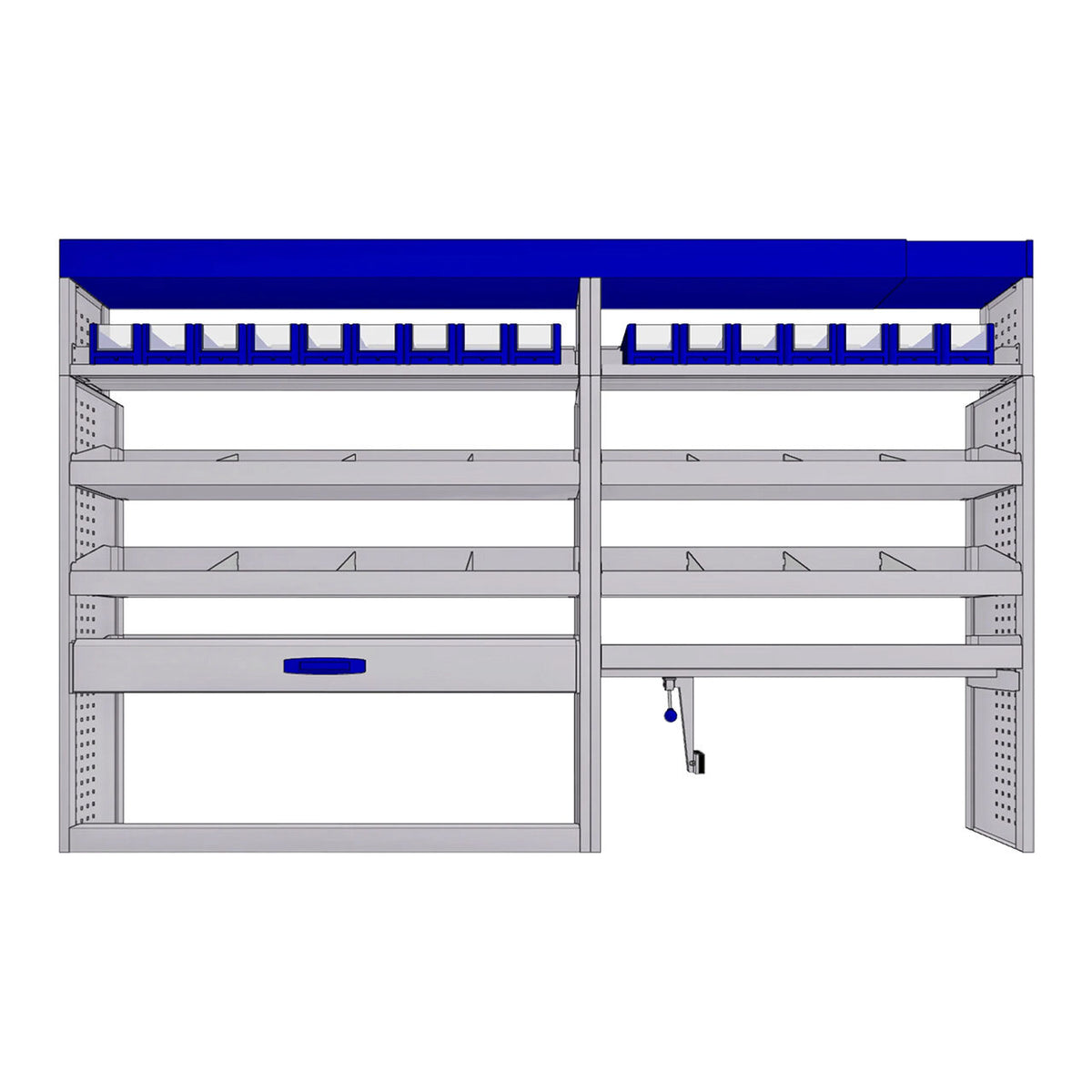 Sistem modular Provan 57-1-139-00 tip atelier pentru autoutilitare mari - Partea stanga