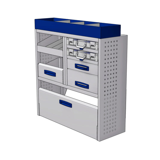 Sistem mobilier modular pe partea dreapta Provan 57-1-123-00 pentru PEUGEOT Expert 2016, ampatament L2 (3275 mm), inaltime H1 (1930 mm)