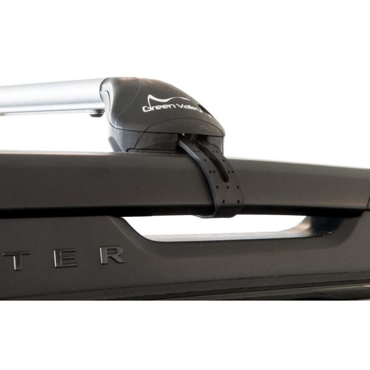 Sistem Bare transversale Green Valley Freeline aluminiu pentru MERCEDES Vito 4 usi Van 2015-prezent, Sistem cu prindere pe bare longitudinale