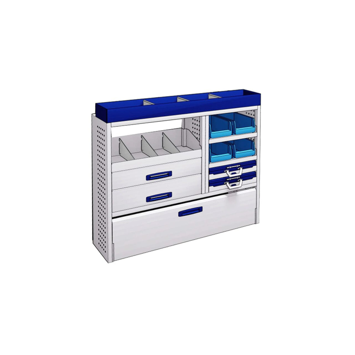 Sistem mobilier modular Provan MVNS-2002-1 pentru RENAULT Trafic 2014, ampatament L2 (3498 mm), inaltime H1 (1971 mm)