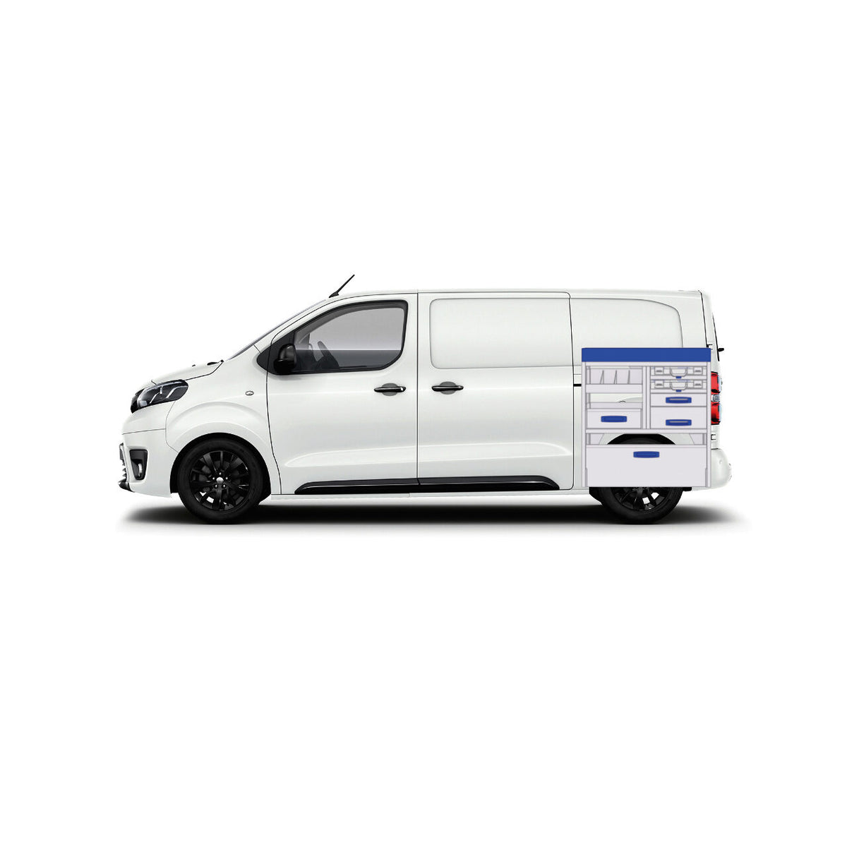 Sistem modular Provan 57-1-118-00 tip atelier pentru autoutilitare de dimensiuni medii  - Partea dreapta