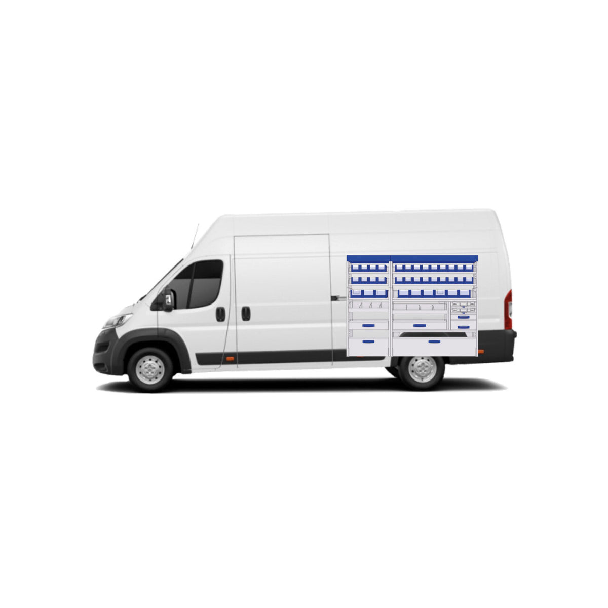 Sistem modular Provan 57-1-152-00 tip atelier pentru autoutilitare mari -  Partea dreaptă