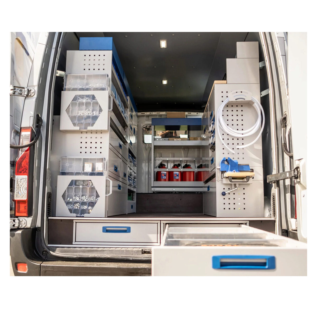 Sistem de sertare sub podea XLD Line Provan 57-1-148-00 pentru FIAT Doblo Maxi 2010, ampatament L2 (3105 mm), inaltime H2 (2125 mm)