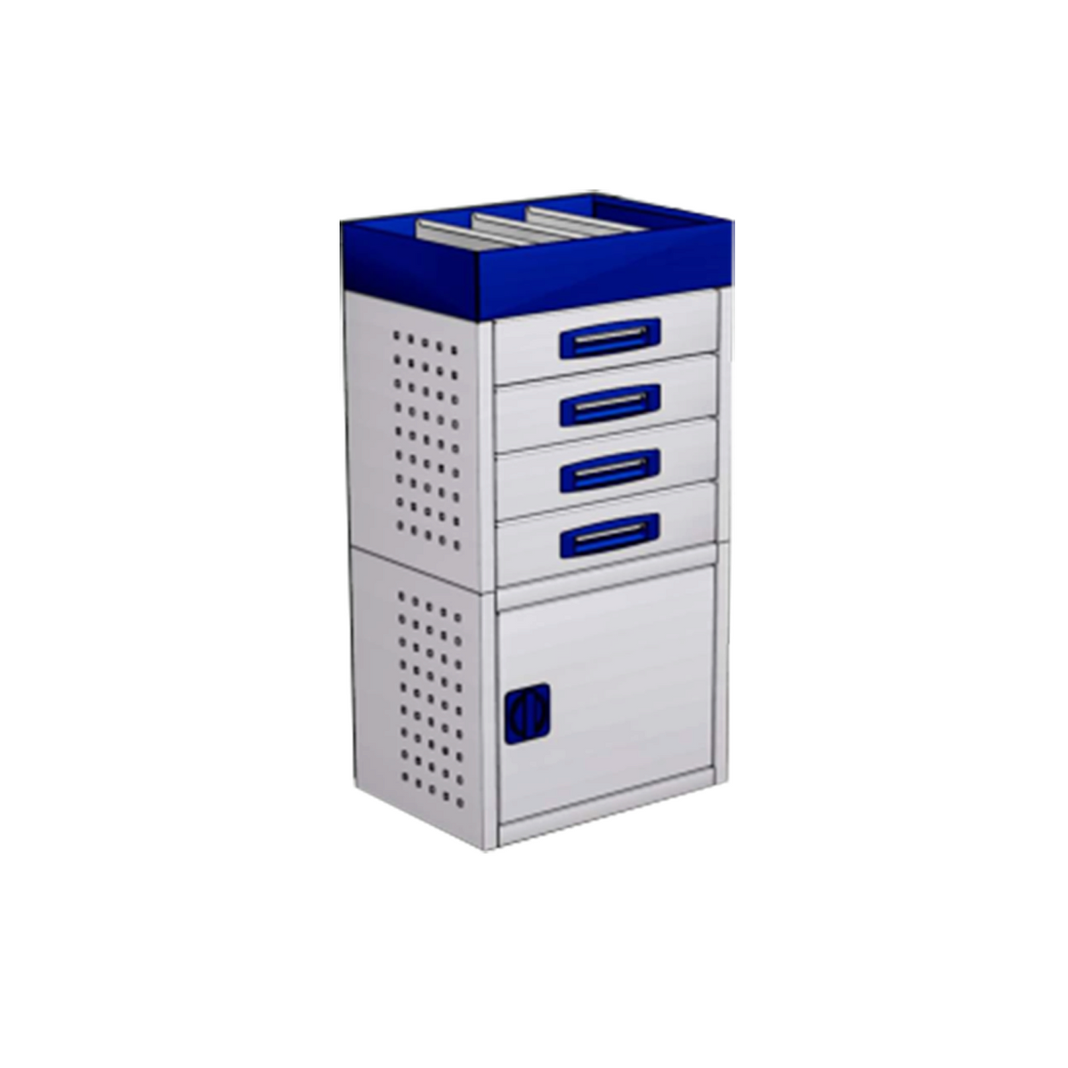 Sistem mobilier modular Provan VCPL-050-009-1 pentru CITROEN Nemo 2008-2017, ampatament L1 (2513 mm), inaltime H1 (1721 mm)