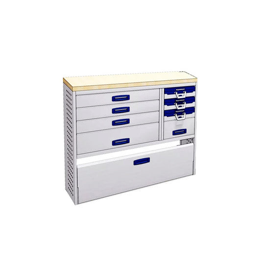 Sistem mobilier modular Provan LVNS-1001-1 pentru VAUXHALL Movano 2021, ampatament L3 (4035 mm), inaltime H2 (2522 mm)