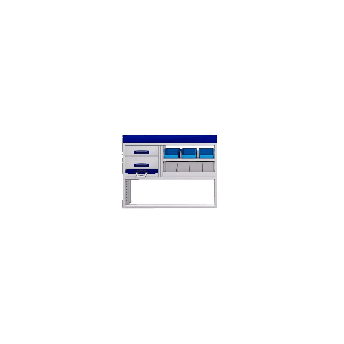 Sistem mobilier modular Provan SVOS-1002-1 pentru OPEL Combo 2011-2018, ampatament L1 (2755 mm), inaltime H1 (1845 mm)